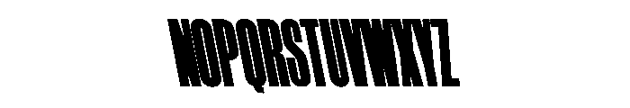 WorkhorseGothic1 CondensedUltraReverse Instance Font UPPERCASE