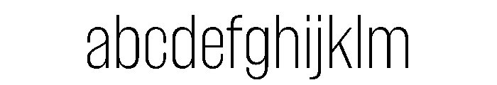 WorkhorseGothic1 ExtraLight Instance FONT