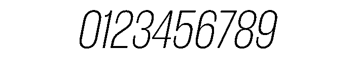 WorkhorseGothic1 ExtraLightOblique Instance Font OTHER CHARS