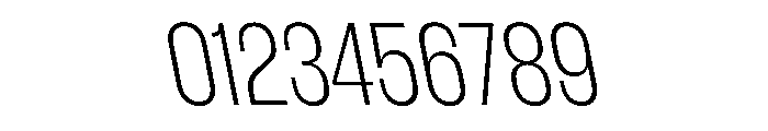 WorkhorseGothic1 ExtraLightReverse Instance Font OTHER CHARS