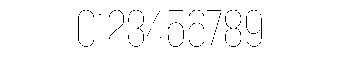 WorkhorseGothic1 Hairline Instance Font OTHER CHARS