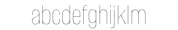 WorkhorseGothic1 Hairline Instance FONT