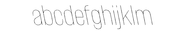 WorkhorseGothic1 HairlineReverse Instance FONT