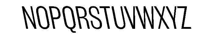 WorkhorseGothic1 LightReverse Instance Font UPPERCASE