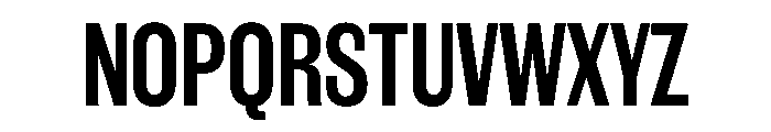 WorkhorseGothic1 Semibold Instance Font UPPERCASE