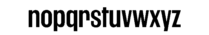 WorkhorseGothic1 Semibold Instance Font LOWERCASE