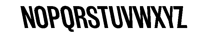 WorkhorseGothic1 SemiboldReverse Instance Font UPPERCASE