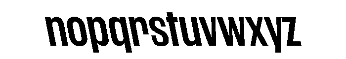 WorkhorseGothic1 SemiboldReverse Instance Font LOWERCASE