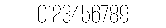 WorkhorseGothic1 Thin Instance Font OTHER CHARS