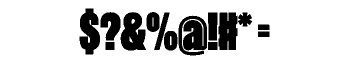WorkhorseGothic1 Ultra Instance Font OTHER CHARS