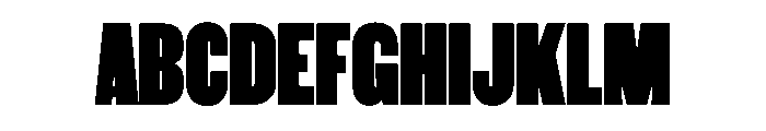 WorkhorseGothic1 Ultra Instance Font UPPERCASE