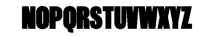 WorkhorseGothic1 Ultra Instance Font UPPERCASE