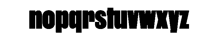 WorkhorseGothic1 Ultra Instance Font LOWERCASE