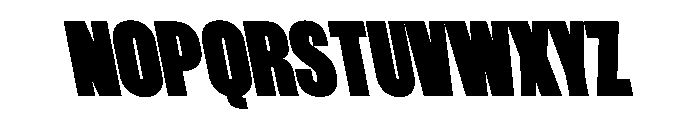 WorkhorseGothic1 UltraReverse Instance Font UPPERCASE