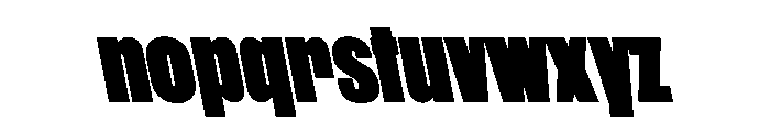 WorkhorseGothic1 UltraReverse Instance Font LOWERCASE