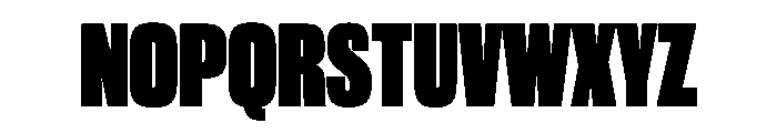 WorkhorseGothic2 Black Instance Font UPPERCASE