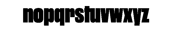 WorkhorseGothic2 Black Instance Font LOWERCASE