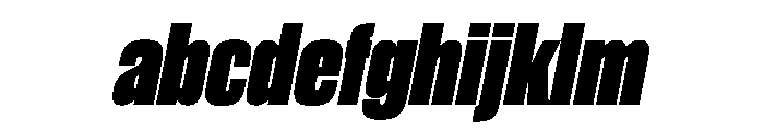 WorkhorseGothic2 BlackOblique Instance FONT