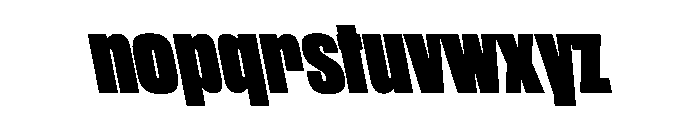 WorkhorseGothic2 BlackReverse Instance Font LOWERCASE