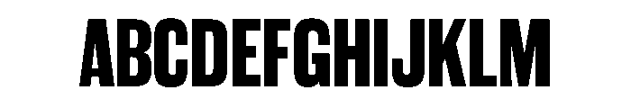 WorkhorseGothic2 Bold Instance Font UPPERCASE