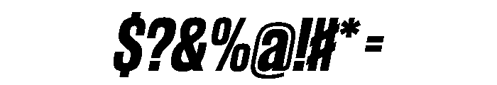 WorkhorseGothic2 BoldOblique Instance Font OTHER CHARS