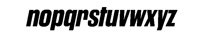 WorkhorseGothic2 BoldOblique Instance Font LOWERCASE