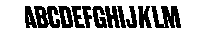 WorkhorseGothic2 BoldReverse Instance Font UPPERCASE