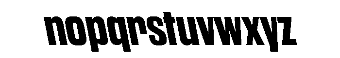 WorkhorseGothic2 BoldReverse Instance Font LOWERCASE