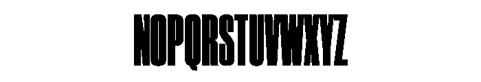 WorkhorseGothic2 CondensedBlack Instance Font UPPERCASE