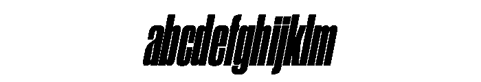 WorkhorseGothic2 CondensedBlackOblique Instance FONT