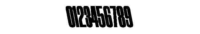 WorkhorseGothic2 CondensedBlackReverse Instance Font OTHER CHARS