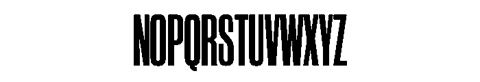 WorkhorseGothic2 CondensedBold Instance Font UPPERCASE