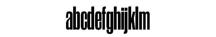 WorkhorseGothic2 CondensedBold Instance FONT