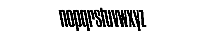 WorkhorseGothic2 CondensedBoldReverse Instance Font LOWERCASE