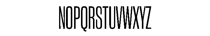 WorkhorseGothic2 CondensedBook Instance Font UPPERCASE