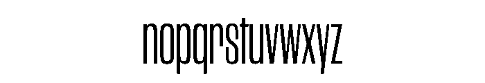WorkhorseGothic2 CondensedBook Instance Font LOWERCASE