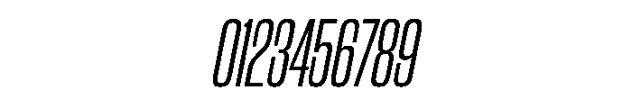 WorkhorseGothic2 CondensedBookOblique Instance Font OTHER CHARS