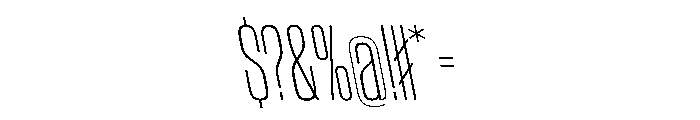 WorkhorseGothic2 CondensedExtraLightReverse Instance Font OTHER CHARS