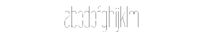 WorkhorseGothic2 CondensedHairline Instance FONT