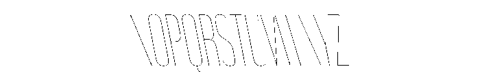 WorkhorseGothic2 CondensedHairlineReverse Instance Font UPPERCASE