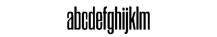 WorkhorseGothic2 CondensedSemibold Instance FONT