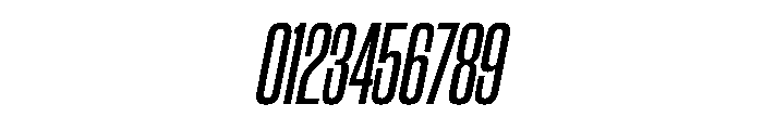 WorkhorseGothic2 CondensedSemiboldOblique Instance Font OTHER CHARS