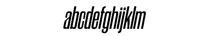 WorkhorseGothic2 CondensedSemiboldOblique Instance FONT