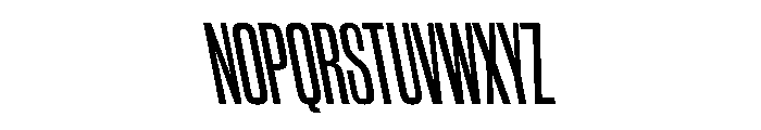 WorkhorseGothic2 CondensedSemiboldReverse Instance Font UPPERCASE