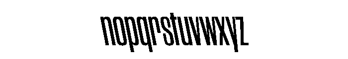 WorkhorseGothic2 CondensedSemiboldReverse Instance Font LOWERCASE
