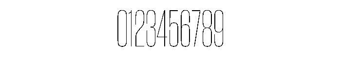 WorkhorseGothic2 CondensedThin Instance Font OTHER CHARS