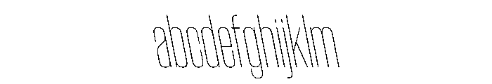 WorkhorseGothic2 CondensedThinReverse Instance FONT