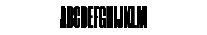 WorkhorseGothic2 CondensedUltra Instance Font UPPERCASE