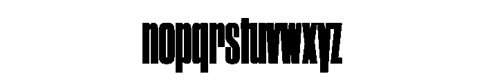 WorkhorseGothic2 CondensedUltra Instance Font LOWERCASE