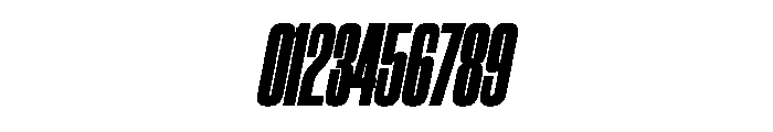 WorkhorseGothic2 CondensedUltraOblique Instance Font OTHER CHARS